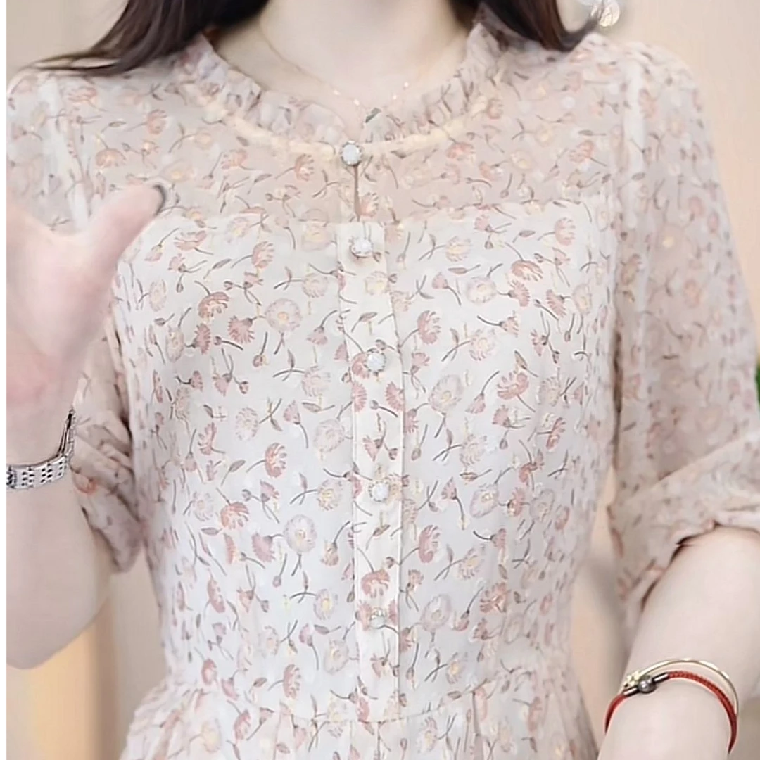 【依然定制】KK393#新款 春季 显瘦 修身 减龄 收腰 连衣裙