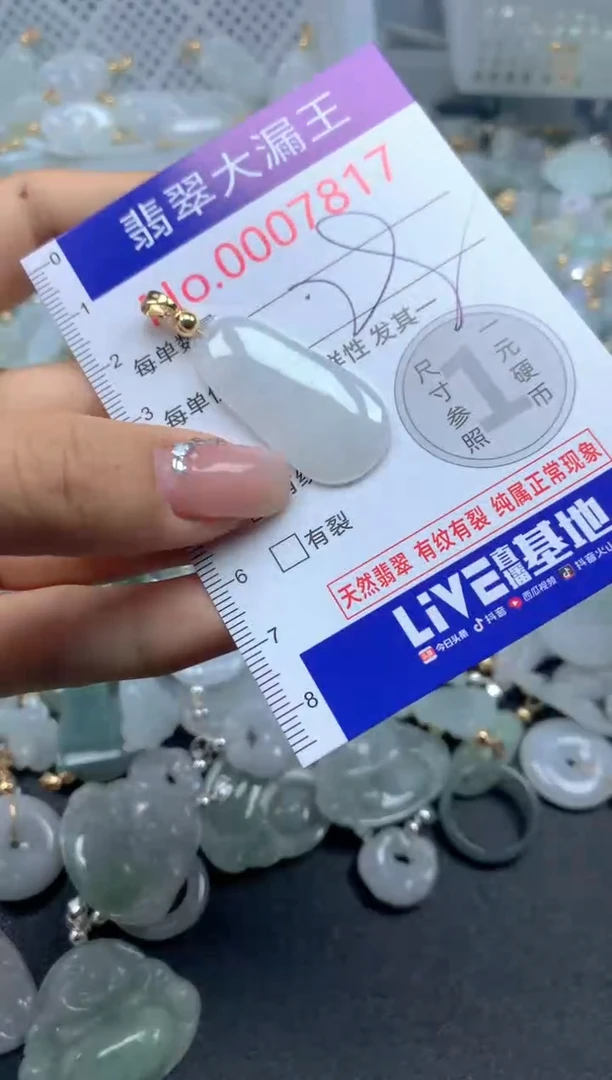 颈饰未镶嵌翡翠7817
