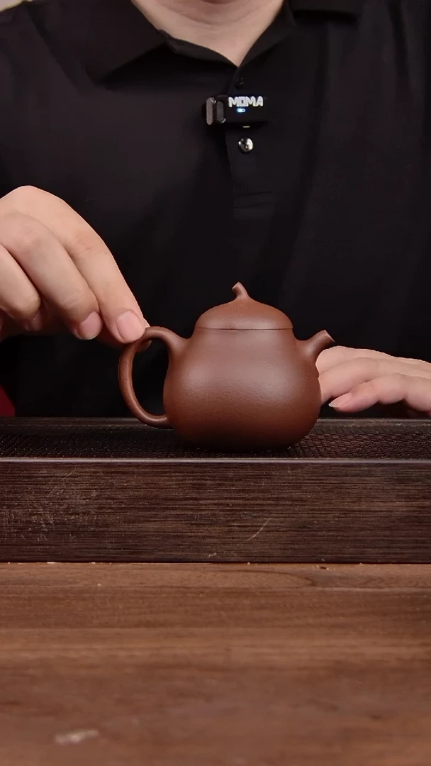 茶壶紫砂用****8紫泥 小茄瓜 170CC