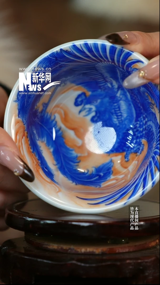 摆件陶瓷新华网瓷-含月阁14