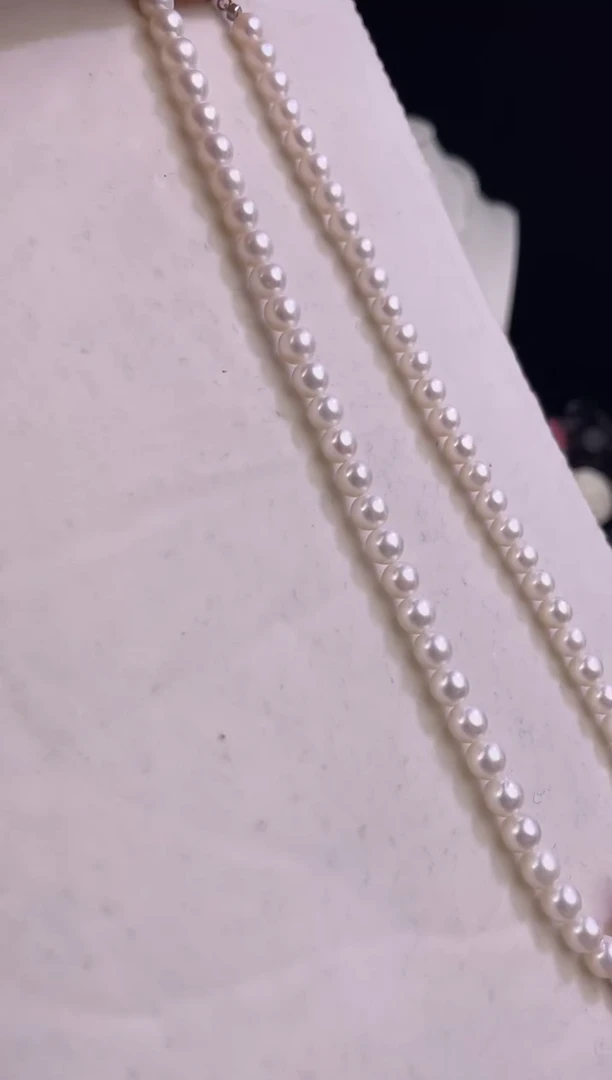 项链未镶嵌淡水珍珠淡水珍珠项链6-7mm