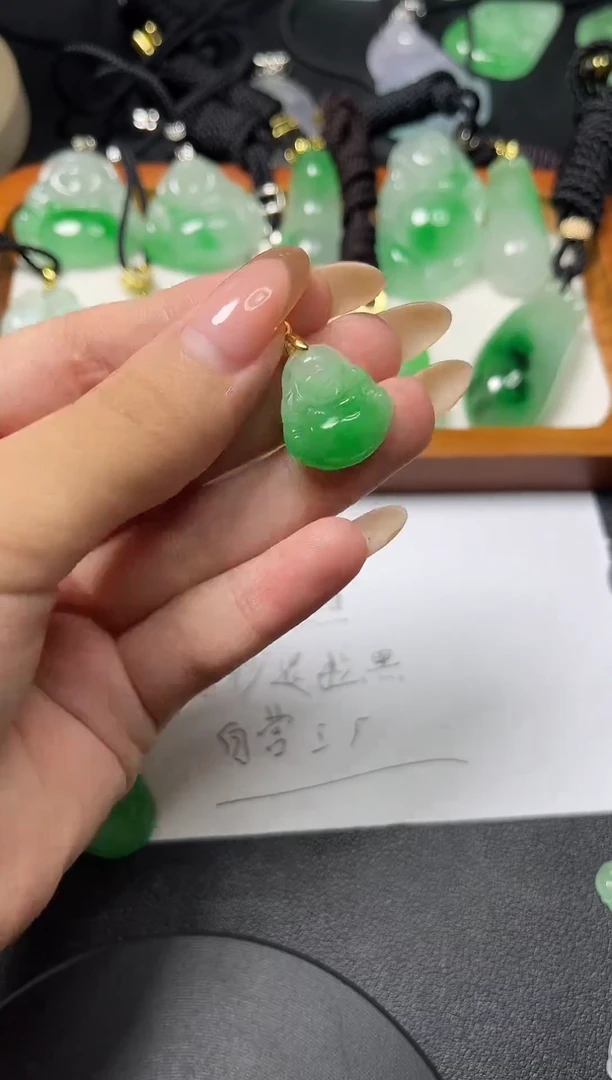 颈饰未镶嵌翡翠所见即所得   一图一物