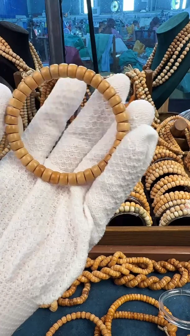 菩提根/象牙果吊坠龙脊单圈药片有月8*5