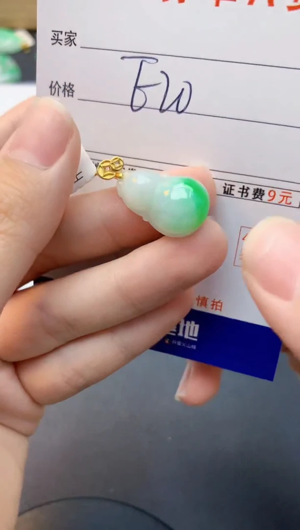 颈饰未镶嵌翡翠天然缅甸A货翡翠百元以上9元证书费自理