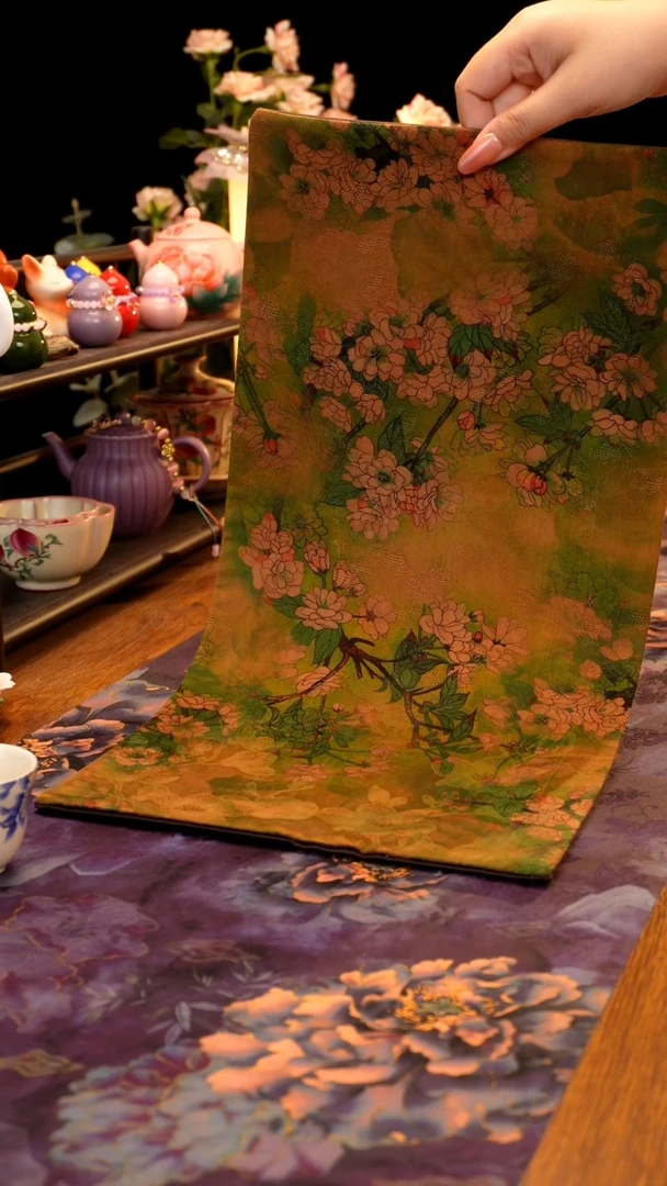 山茶花茶席············