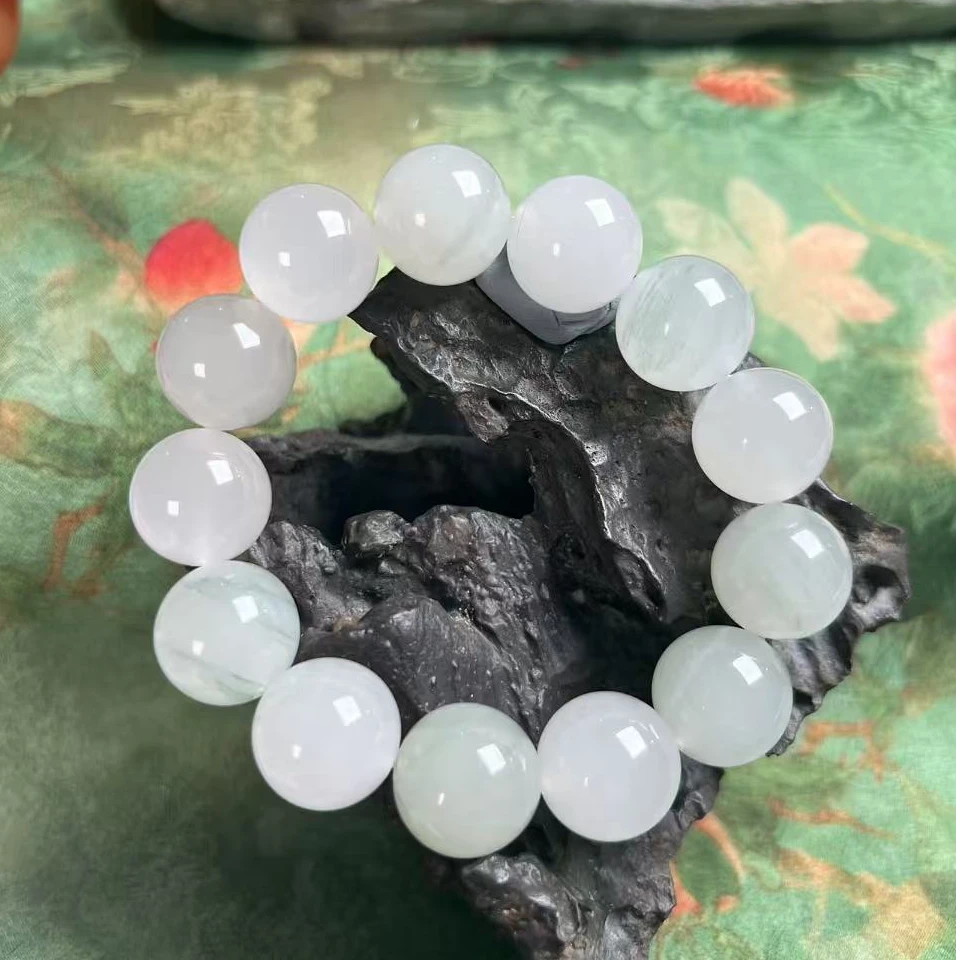 SH0427金丝玉（石英岩玉）手串