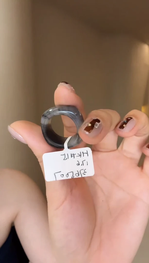 【闪购商品】和田玉戒指未镶嵌15码青花