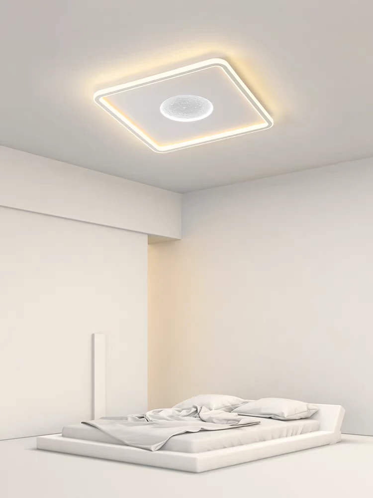 【孤品】北欧卧室现代简约LED网红吸顶灯圆形客厅书房家用灯创意