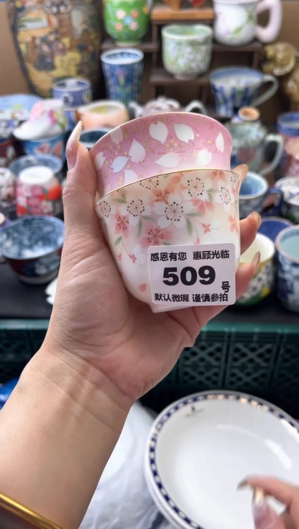 瓷片五****白509号六六工艺品瓷器