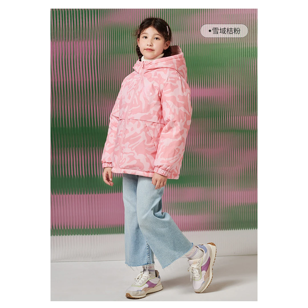 冬季女童连帽两面穿短款羽绒服TC331309
