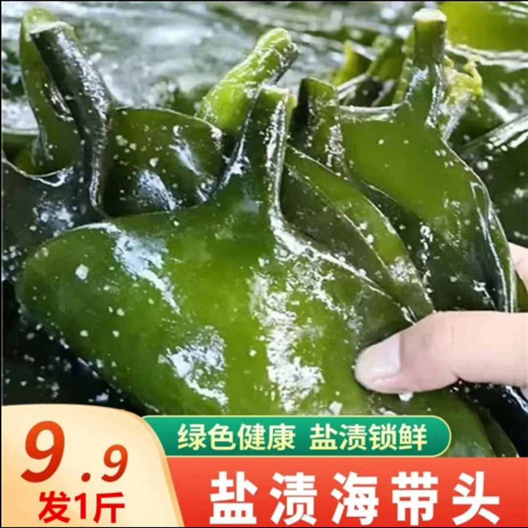 【9,9发1斤】霞浦盐渍海带头 营养干净炒菜煲汤500g/袋