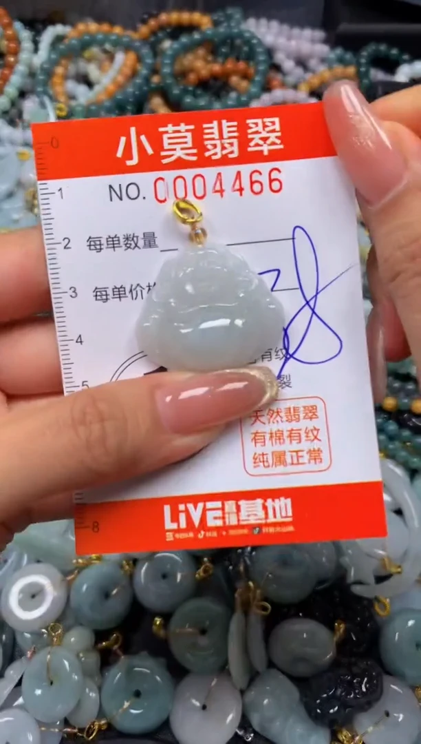 翡翠未镶嵌颈饰闪购004466
