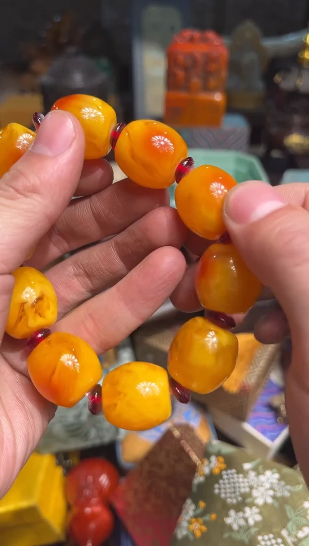 【闪购商品】琥珀颈饰未镶嵌拉拉拉拉啊啊啊啊