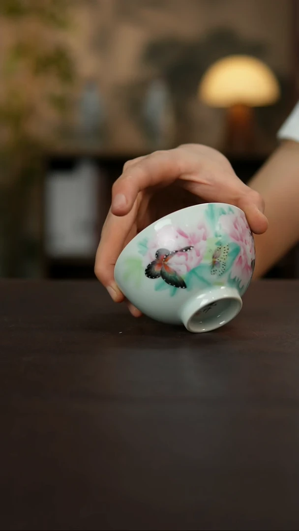 杯景德镇陶瓷杯碗柴烧多人