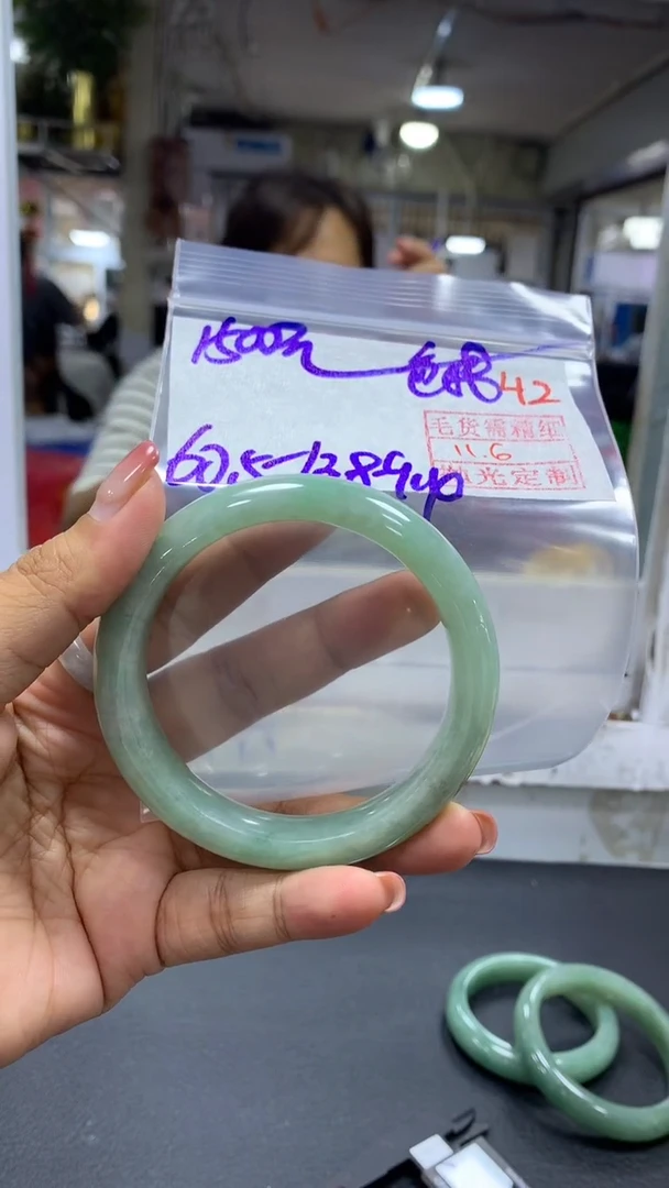 未镶嵌定制翡翠毛货需精细抛光+拍一发一+42
