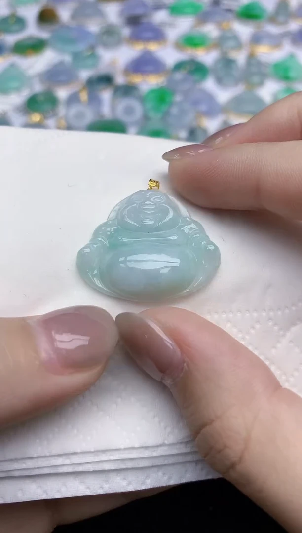 【闪购商品】翡翠颈饰未镶嵌天然翡翠A货