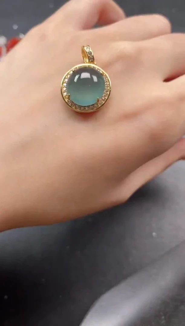 银S925镶嵌戒指翡翠51511