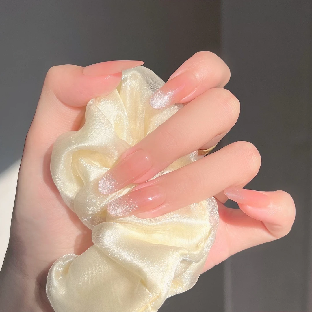 【月桂穆斯】Kitty Gem纯手工穿戴甲可爱气质显白法师猫眼美甲贴片