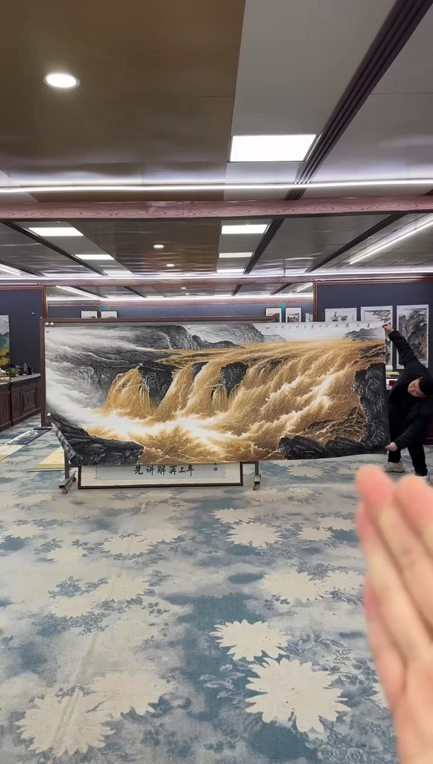 国画W-张伦玉-大丈二-山水国画