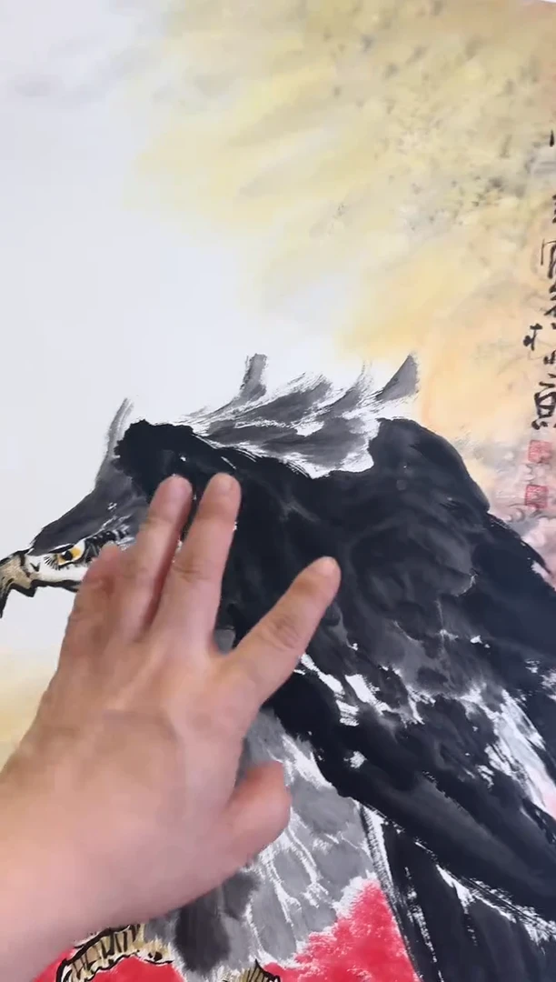 国画59送书众合郝凤先老师作品