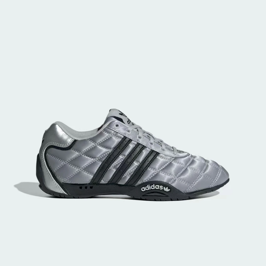 adidas流光三叶草ADIRACERLO跑者美学赛车文化薄底运动鞋女JS0284