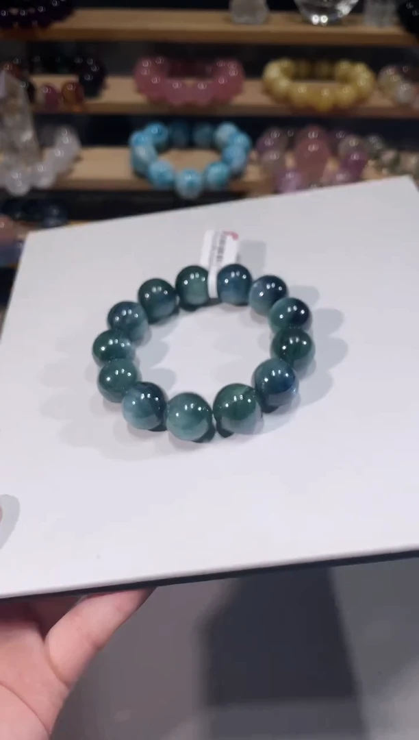 未镶嵌锂辉石手链菲**️绿锂辉手链