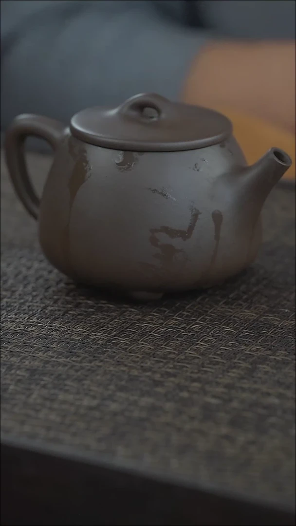 茶壶紫砂黑灯头【高瓢】