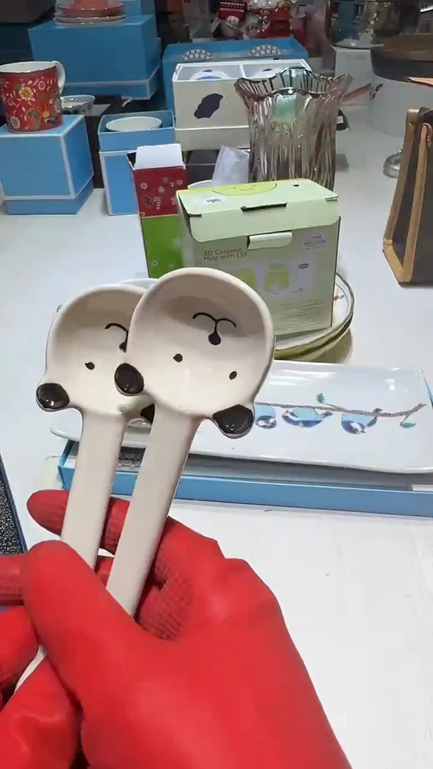 瓷片迷你葫芦手链-红