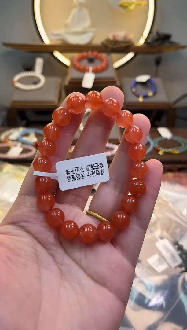 未镶嵌手链南红玛瑙月****女货号922