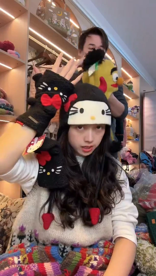 羊毛纯手工一套卡通