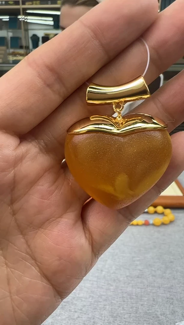 未镶嵌颈饰琥珀37秒拍号假一罚十