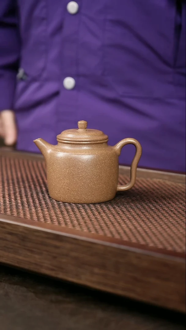 茶壶紫砂芝麻绿汲直