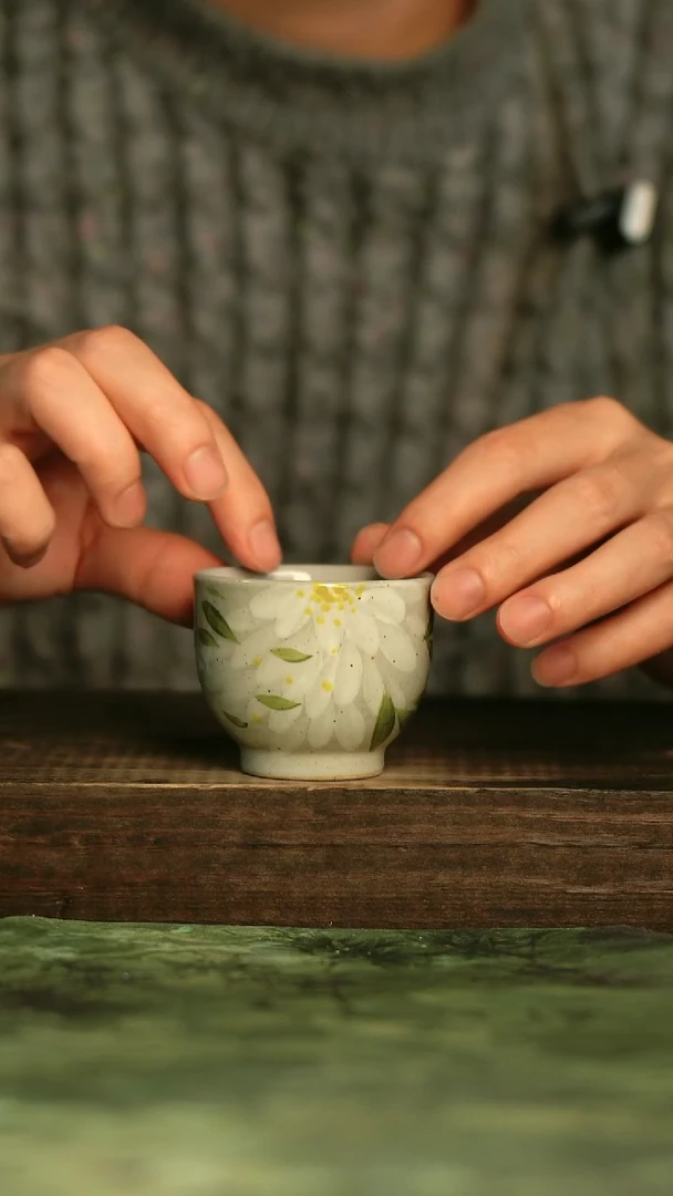 瓷器青诗集手工手绘瓷器