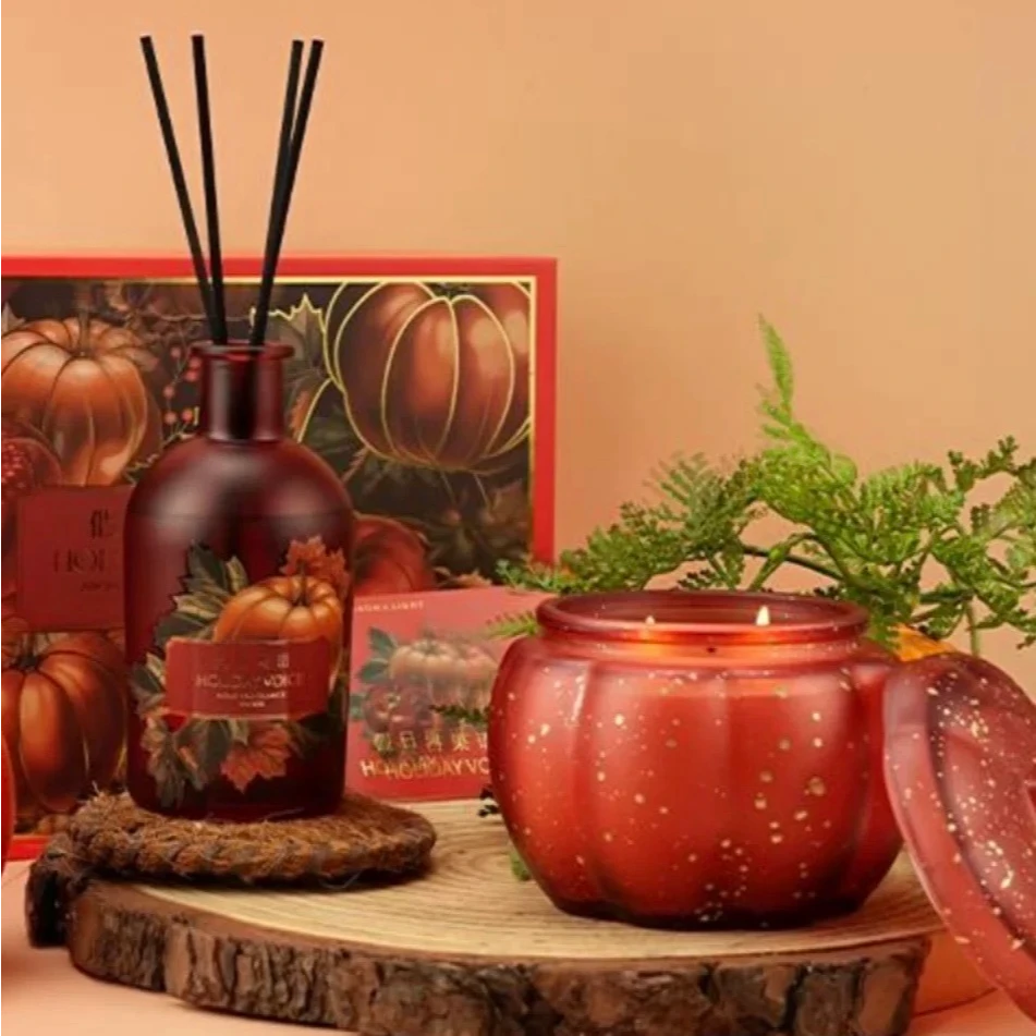 【假日果语】香薰礼盒植物精油无火香薰蜡烛送礼持久留香伴手礼