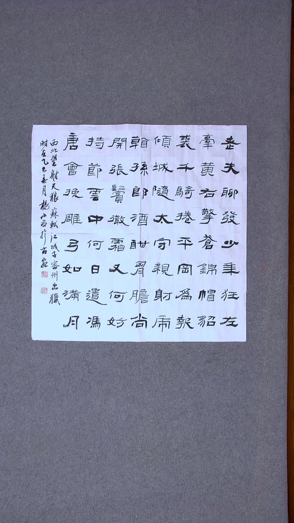 书法杨小立  河南南阳69*69四平尺