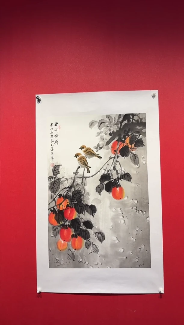 国画 经典国画宣纸手绘2.7平尺