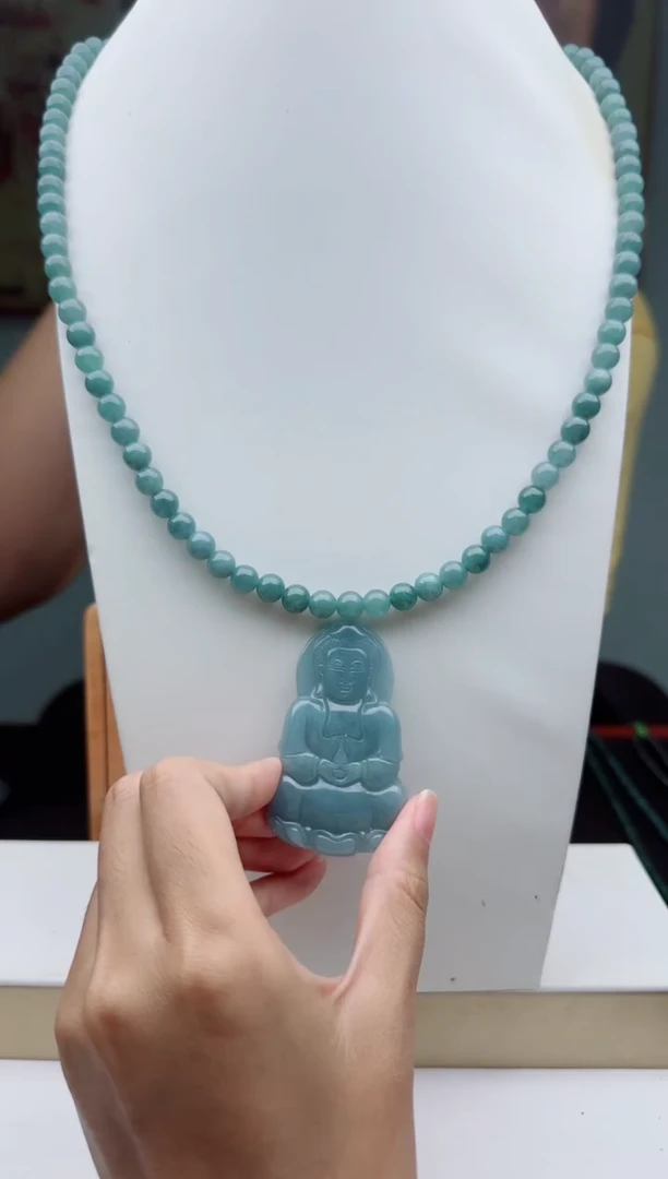 翡翠未镶嵌颈饰多样式发货一件发货观音