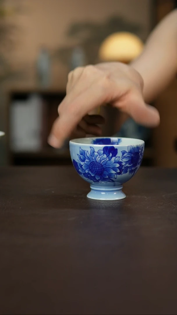杯景德柴烧手作多人瑕疵