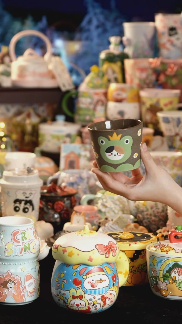 其他陶景德镇釉下彩手绘设计师款陶瓷