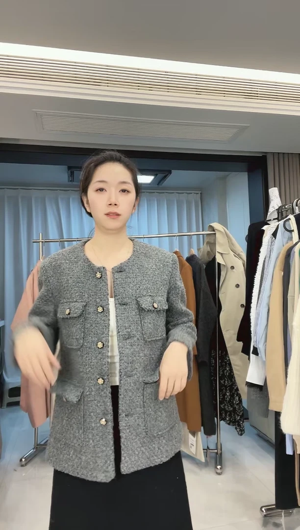 直播间专属冬季韩版加厚中长款短款宽松休闲