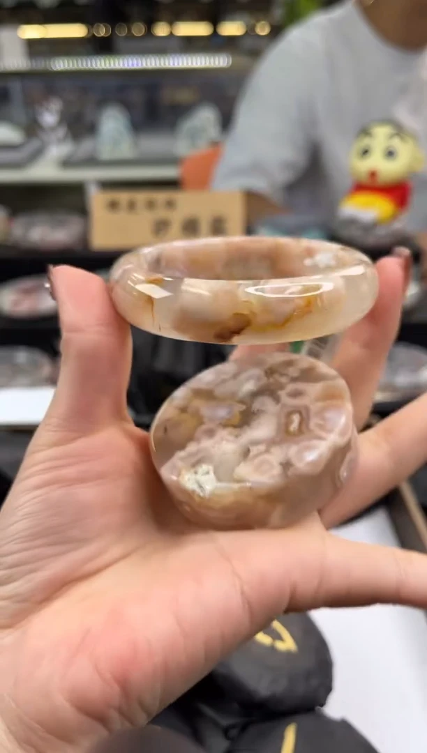 未镶嵌手镯石英质玉58圈口 （赠品镯心）611909
