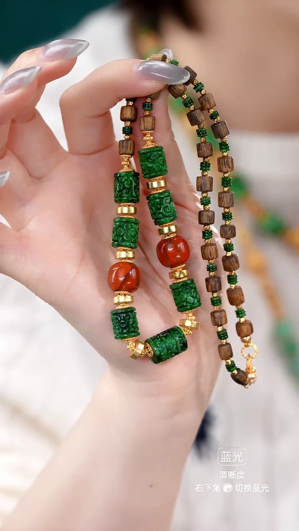 颈饰未镶嵌翡翠项链16