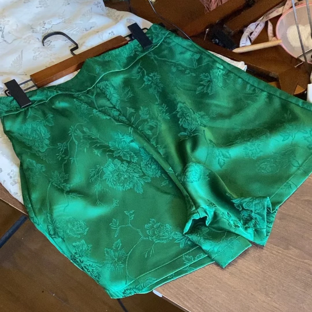 【新中式】那花枝~夏季国风提花短袖T恤套装 简约大气女士套装夏553