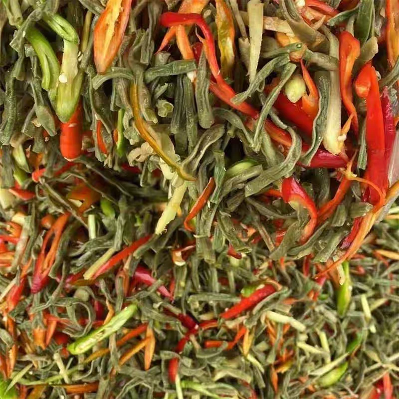 农家豇豆腌制皮豇豆250克*2袋尖椒自制菜豇豆麻辣豆角散称真空