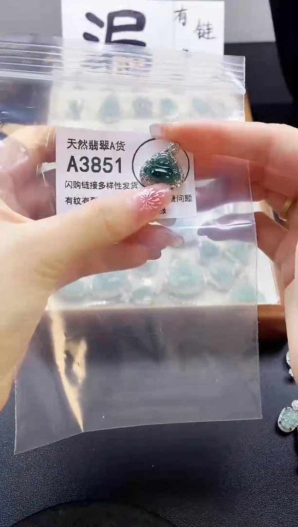 【闪购商品】翡翠吊坠(赠链)未镶嵌天然翡翠A货888