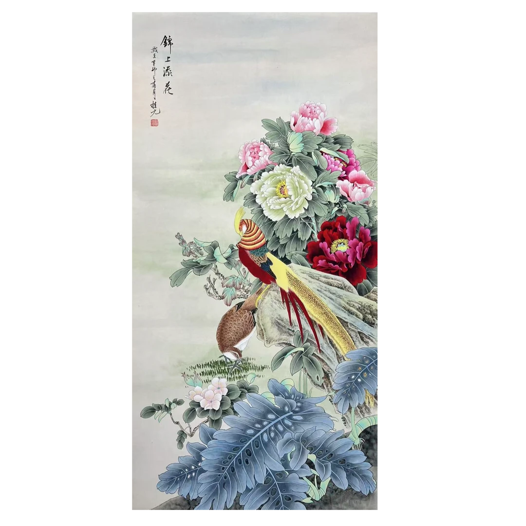 桂元老师国画花鸟作品