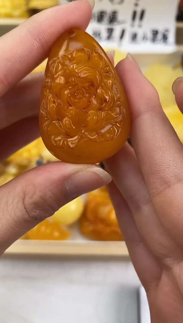 裸石琥珀未镶嵌天然琥珀蜜蜡