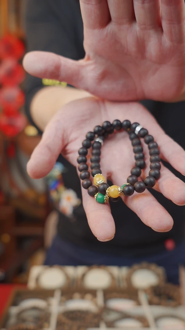 【闪购商品】降真香手串/手链海南三宝降真香卡8DIY设计款双圈手串