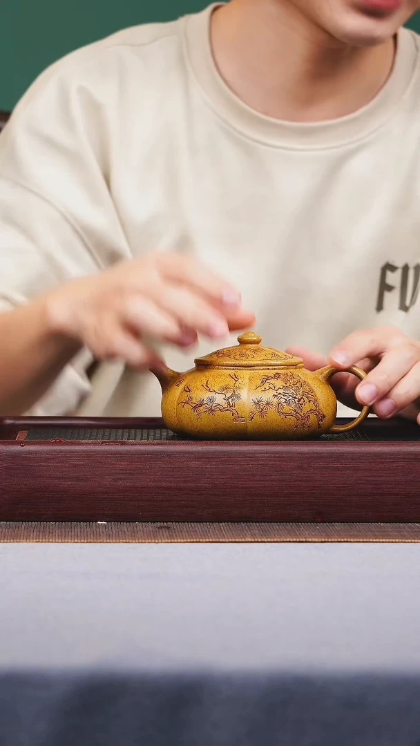 茶壶紫砂宜兴原矿紫砂作品