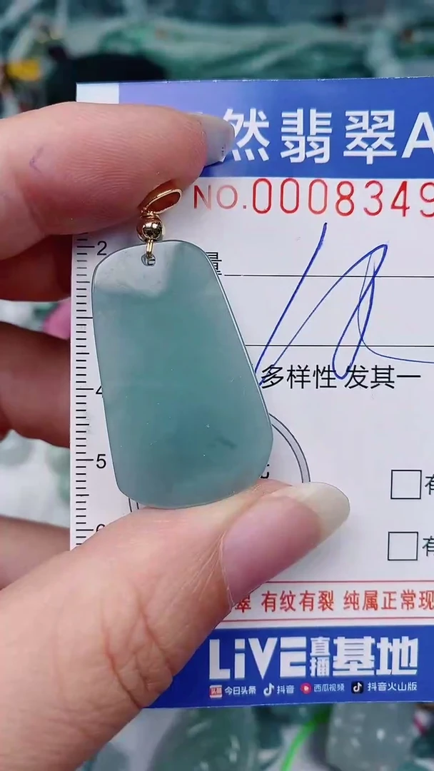 翡翠未镶嵌颈饰00008349